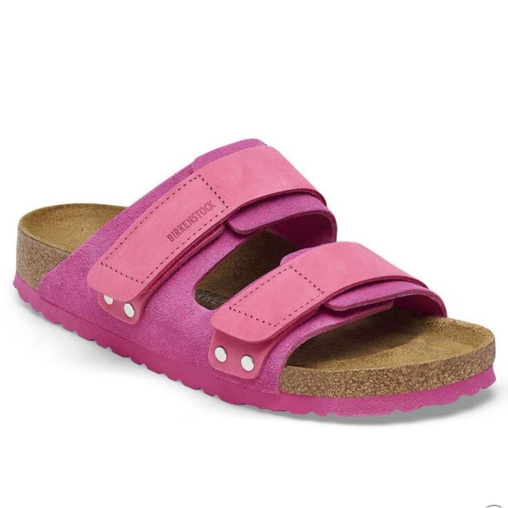 Birkenstock Uji Nubuck-Suede Leather - Fuchsia Tulip Size 38